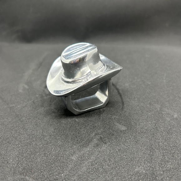 Arthur Court Designs aluminum western cowboy napkin rings set of 4 - Picture 10 of 16